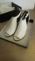 Нови бели сандали от естествена кожа