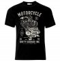 Тениска Моторджийска Мото Мотокрос Ендуро Моторист Мотоциклетизъм Мотор Рокер Moto Motorcycle, снимка 1 - Тениски - 28320845