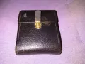 Калъф кожен за 2 чифта карти и те в него винтидж, снимка 6