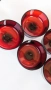 Luminarc чаши в рубинено червено, снимка 2