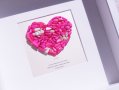 Рамка розов седеф, Подарък за първа годишнина, Подарък за кръщене, Подарък за 1 рожден ден, снимка 9