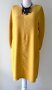 Черна асиметрична жилетка плетиво Benetton & жълта кокетна рокля Vanilia , снимка 13