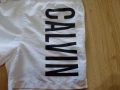 къси панталони calvin klein шорти гащета бански екип плажни летни оригинални мъжки бели S, снимка 7