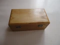 Страхотна дървена кутия ковчеже , снимка 3