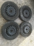 Железни джанти със зимни гуми за мицубиши 14 цола, снимка 1