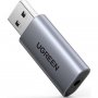 Външна звукова карта UGREEN CM383 USB към 3.5mm Audio Адаптер, снимка 1 - Други - 38459410