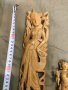 Продавам две дървени индийски статетки, снимка 3