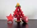 Промо оферта: Декоративна дървена коледна елха, снимка 1 - Коледни подаръци - 38108161