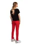 Спортно-елегантен дамски панталон в червен цвят M493 MOE, снимка 2