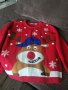 Коледен пуловер+коледна блуза 128-134, снимка 6
