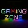 Нова Led 32 см Gaming Zone неонова лампа USB декор за геймъри стая дом, снимка 1