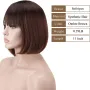 Shining Yourse SS155-1 F11044 къса права боб перука с брето, снимка 2
