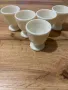 Vintage 1970s .Set of 5 Arcopal Egg Cups.France, снимка 1
