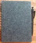 бележник размер А5 с химикалка Германия, корица филцова, снимка 1