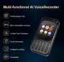 Bluetooth5.3 ИИ Диктофон Преводач Изкуствен Интелект Реч>Текст>Обобщаване APP Контрол Сензорен Екран, снимка 3