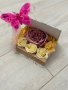 Кутия с ароматни сапунени рози, снимка 1 - Подаръци за жени - 43061875