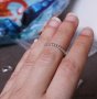 Нежно сребърно пръстенче R054 , снимка 6