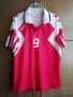 Denmark Euro 1992 Flemming Povlsen Retro Vintage тениска фланелка Дания Hummel, снимка 1 - Тениски - 37748552