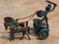 мини бронзова статуетка римска колесница , снимка 8