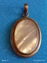 Класически сребърен медальон с натурален СЕДЕФ майсторска ръчна изработка 41953, снимка 10