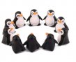 5 бр Пингвини Пингвин пластмасови PVC фигурки за игра и декорация торта топери фигурка, снимка 3