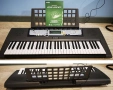 Синтезатор клавир YAMAHA EZ-200 с динамична светеща клавиатура 5 октави, снимка 1
