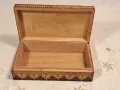 Стара дървена кутия за бижута от соца 21/6, снимка 11