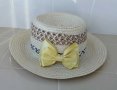 Лятна шапка с жълта панделка, снимка 8