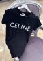 Дамска тениска Celine 👚 Дамска блуза с къс ръкав Селин - Различни цветове, снимка 3