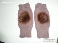  Ново! Ръкавички с пухче , снимка 3