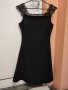 Дамска черна  рокля С/М размер , снимка 1 - Рокли - 30057839