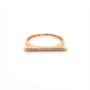 Златен дамски пръстен 1,24гр. размер:55 14кр. проба:585 модел:16528-5, снимка 1 - Пръстени - 40768624