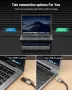 USB 3.0 докинг станция, IVIIN универсална докинг станция с 4K HDMI и 5K DisplayPort, снимка 2