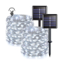 LED лампички със соларна батерия - 10м, снимка 7