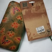 Ново портмоне с пеперуди и цветя, снимка 3 - Портфейли, портмонета - 27438301