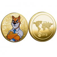 Shiba Inu The boss coin / Шиба Ину монета ( SHIB ) - Gold, снимка 2 - Нумизматика и бонистика - 38871289