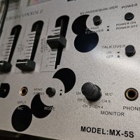 Пулт смесител миксер ,, Hollywood MX-5S", снимка 7 - Ресийвъри, усилватели, смесителни пултове - 43969201