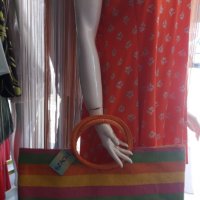 Плажна чанта в слънчеви цветове, снимка 1 - Чанти - 37421448