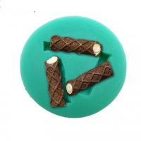 3 малки шоко пурички силиконов молд форма декорация торта фондан шоколад и др, снимка 1 - Форми - 28127127