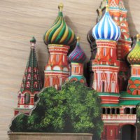Автентичен дървен 3D магнит от Москва, Русия-серия-, снимка 4 - Антикварни и старинни предмети - 39248107
