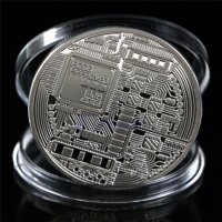 Биткойн монета / Bitcoin ( BTC ) - Silver, снимка 3 - Нумизматика и бонистика - 31223244