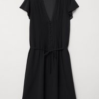 H&M елегантна черна рокля, снимка 2 - Рокли - 26674213