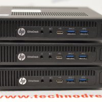 HP EliteDesk 800 G2 Desktop Mini - Intel Core i5-6500T / 8GB DDR4 / 256GB SSD / Гаранция !, снимка 5 - За дома - 40020412