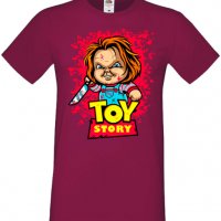 Мъжка тениска Toy Story Chucky,Изненада,Повод,Подарък,Празник, снимка 7 - Тениски - 37652331