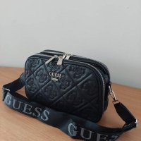 Луксозна Черна чанта Guess  код SG80P, снимка 4 - Чанти - 43981162