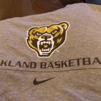 Oakland Golden Grizzlies маркова тениска баскетбол на Найк размер Л , снимка 6 - Баскетбол - 43399142