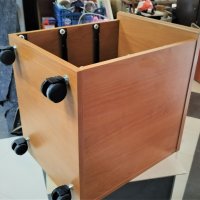 Шкафче за бюро на колела - контейнер със заключване 42/53/59см, снимка 7 - Шкафове - 40879807