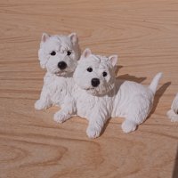  Статуетки West Highland Terrier Колекционерски Статуетки , снимка 3 - Други стоки за дома - 36837096