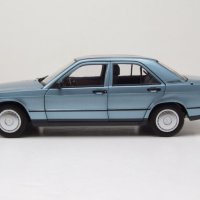 Mercedes-Benz 190 E W201 1984 - мащаб 1:18 на Norev моделът е нов в кутия, снимка 3 - Колекции - 43112808