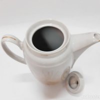Красива бяла порцеланова кана, чайник(7.2), снимка 5 - Антикварни и старинни предмети - 43846178